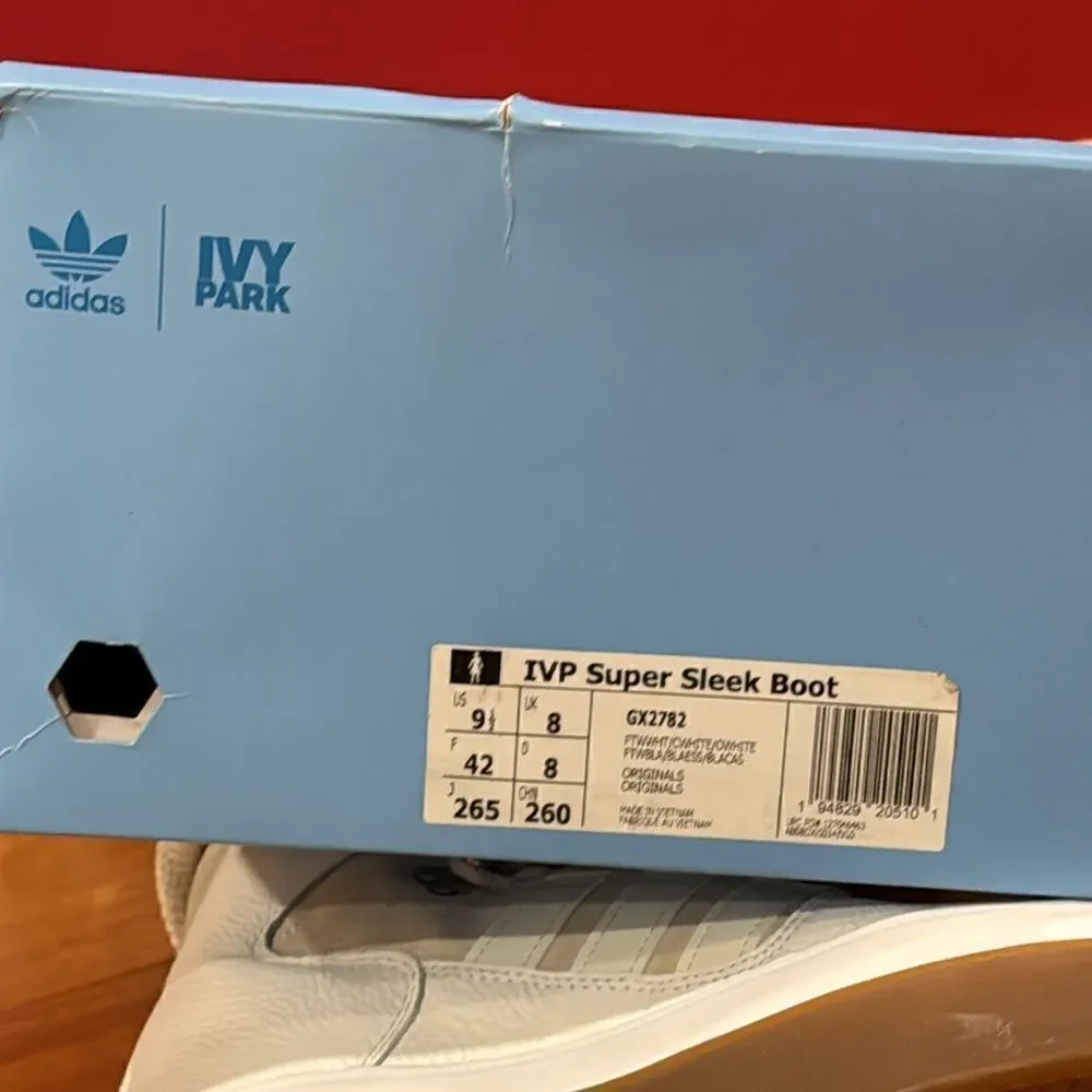 NWT Adidas x IVY Park High Top Platform Sneaker Icy Park Beyonce White 9.5‎